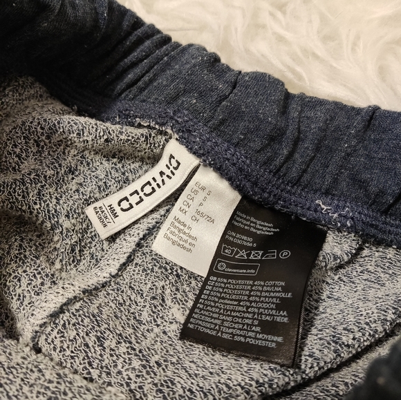 Navy blue sweat shorts - Picture 2 of 3